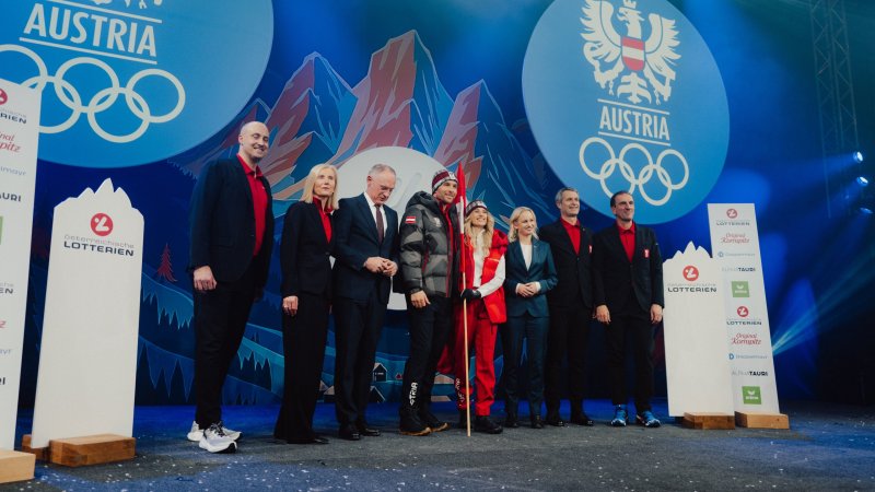 So haben sich Österreichs Olympia-Helden einkleiden lassen