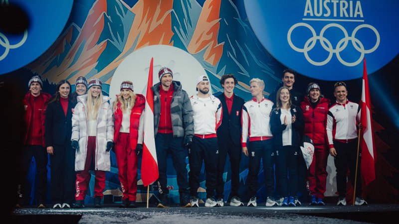 So haben sich Österreichs Olympia-Helden einkleiden lassen