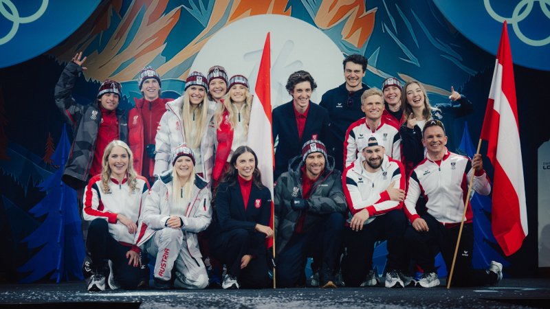 So haben sich Österreichs Olympia-Helden einkleiden lassen