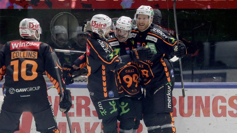 Playoffs fix! Grazer Rumpftruppe deklassiert HC Pustertal