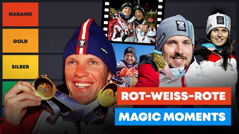 Die rot-weiß-roten Magic Moments bei Olympischen Winterspielen