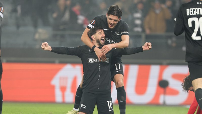 Sturm verabschiedet sich mit Heimsieg aus der Europa League