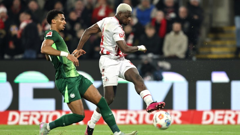 Köln bringt drei Punkte gegen Wolfsburg über die Zeit