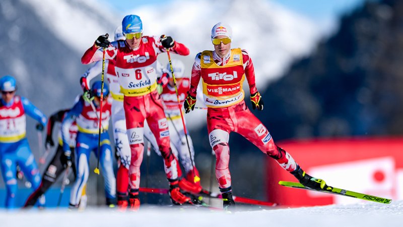 Lamparter in Seefeld erst im Zielsprint geschlagen