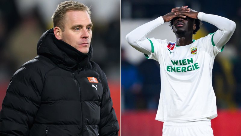 Das vermisste Hoff Thorup bei seiner verpatzten Rapid-Premiere