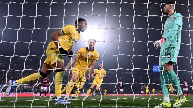 AC Milan fährt problemlosen Auswärtssieg in Bologna ein