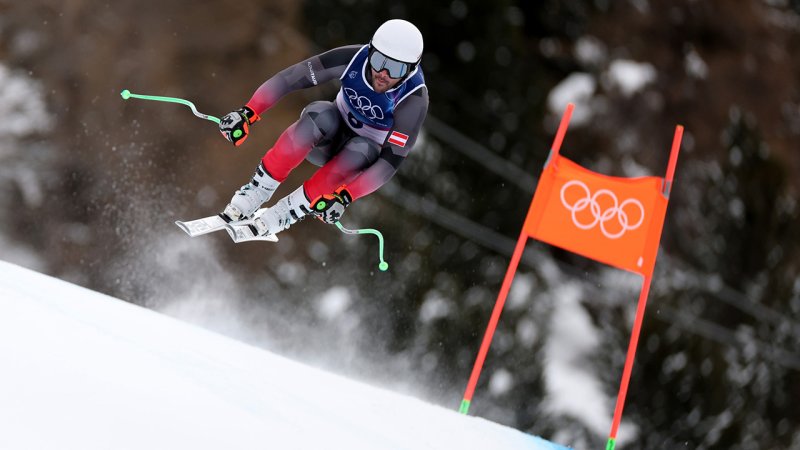 1. Training für Olympia-Abfahrt - das Ergebnis