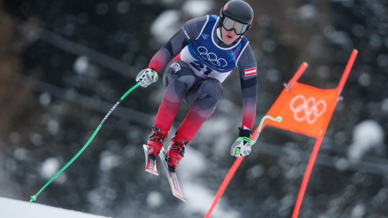 Schrecksekunde für ÖSV-Abfahrer im 1. Olympia-Training