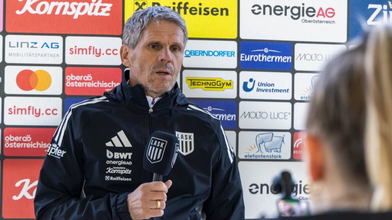 Pressekonferenz LIVE: Der LASK empfängt die WSG Tirol