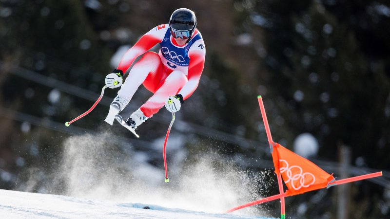 Olympia-Abfahrt - das Sieger-Trio von Bormio