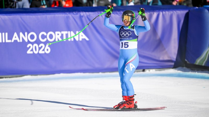 Olympia-Abfahrt: Bilder der Siegerehrung