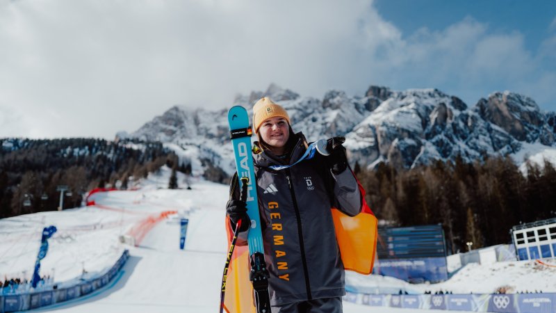 Olympia-Abfahrt: Bilder der Siegerehrung