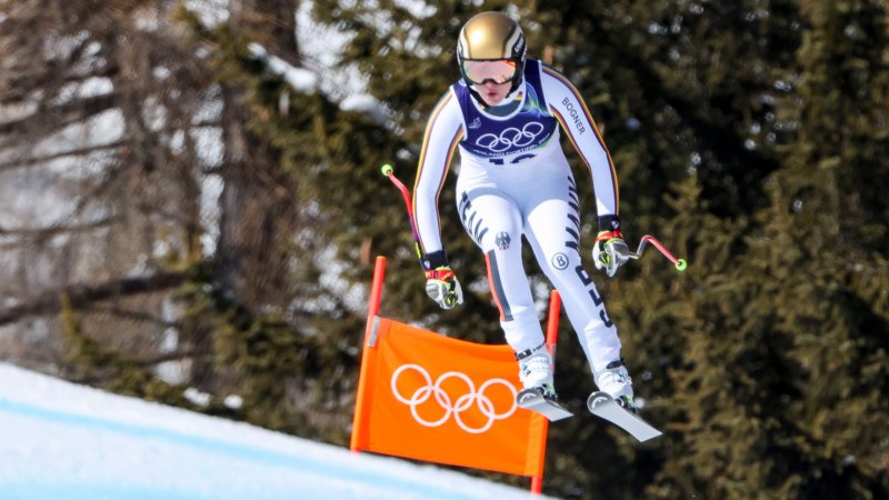 Olympia-Abfahrt: Bilder der Siegerehrung