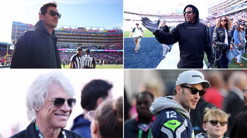 Bilder: Star-Auflauf bei Super Bowl LX