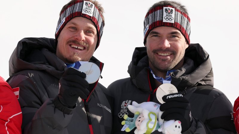 Silber für Österreich! Sieger-Bilder der Team-Kombi