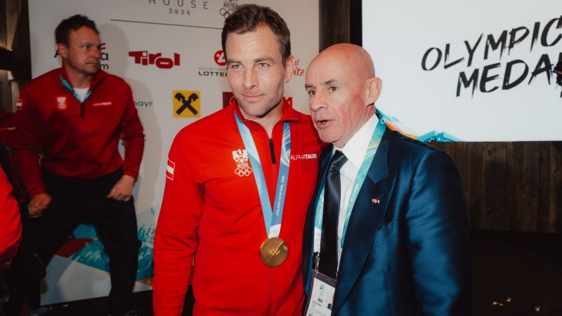 Große Medaillen-Party im Österreich-Haus