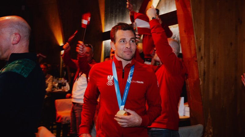 Große Medaillen-Party im Österreich-Haus