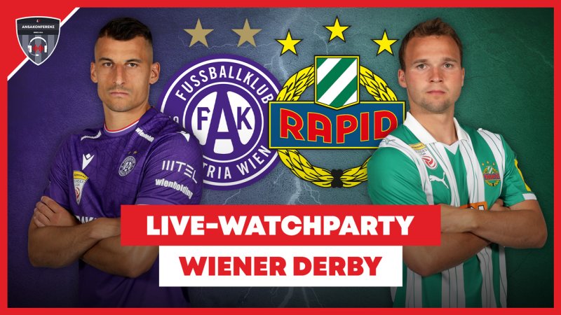 Watchparty! Verfolge das Wiener Derby mit der Ansakonferenz