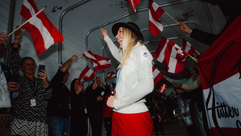 Party mit Brignone! So ließ es Hütter im Österreich-Haus krachen