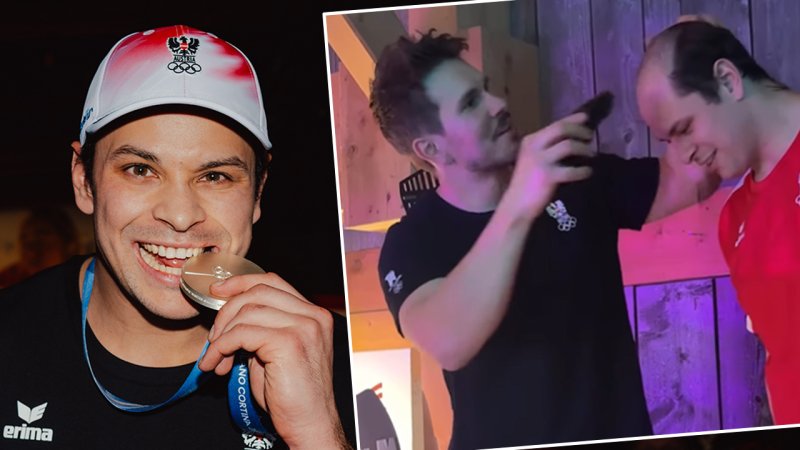 Haare ab! Olympia-Held Jonas Müller bekommt Halbglatze rasiert