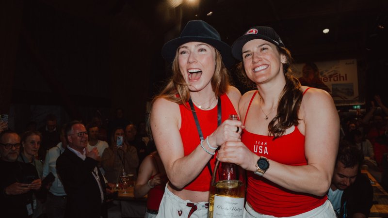 Shiffrin lässt es krachen! Party im Österreich-Haus - die Bilder