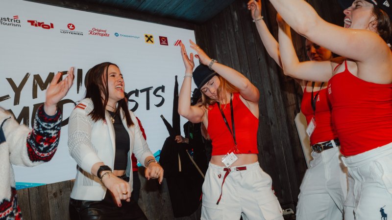 Shiffrin lässt es krachen! Party im Österreich-Haus - die Bilder