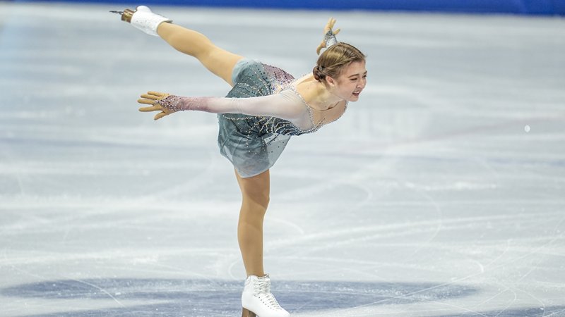 Olympia LIVE: Die Eiskunstlauf-Kür mit Olga Mikutina
