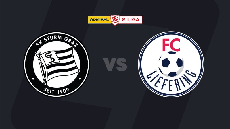 2. Liga heute im LIVE-Stream: Sturm Graz II - FC Liefering