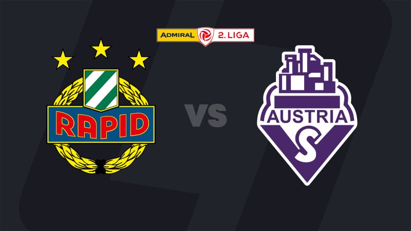 2. Liga heute im LIVE-Stream: SK Rapid II - Austria Salzburg
