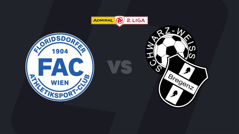 2. Liga heute im LIVE-Stream: FAC - SW Bregenz