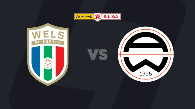 2. Liga heute im LIVE-Stream: FC Hertha Wels - Admira Wacker