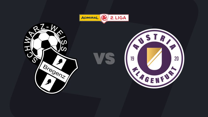 2. Liga heute im LIVE-Stream: SW Bregenz - Austria Klagenfurt