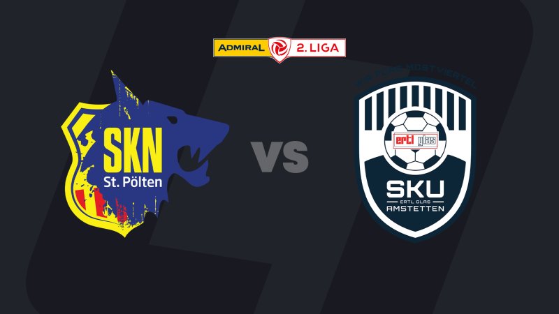 2. Liga heute im LIVE-Stream: SKN St. Pölten - SKU Amstetten