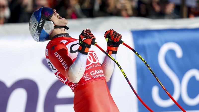 Garmisch in Schweizer Hand: Odermatt triumphiert auf der Kandahar