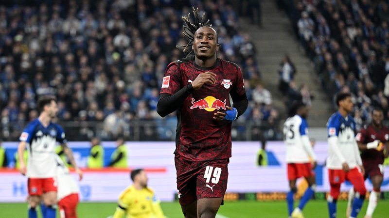 Diomande schießt Leipzig zu Auswärtserfolg beim HSV