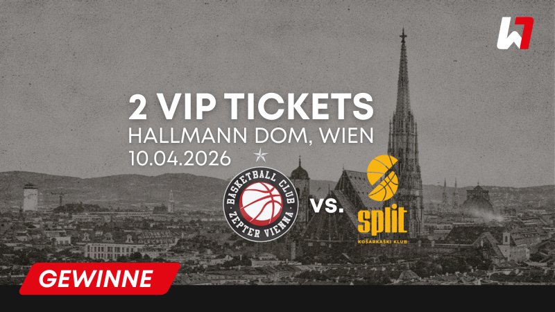 GEWINNSPIEL: 2 VIP-Tickets für BC Vienna vs. KK Split