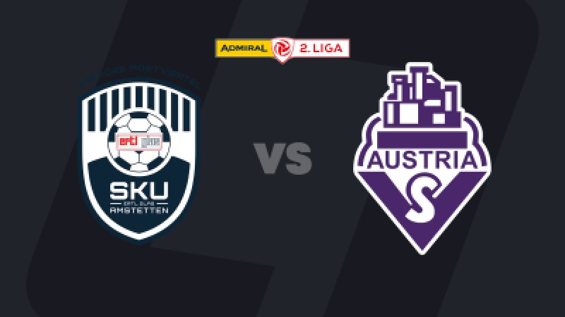 2. Liga heute: SKU Amstetten - Austria Salzburg