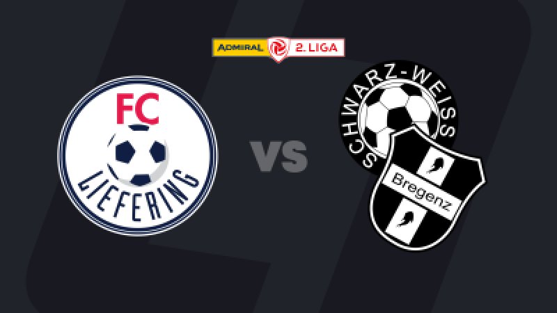 2. Liga LIVE: FC Liefering - SW Bregenz