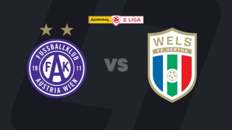 2. Liga im LIVE-Stream: Young Violets - FC Hertha Wels