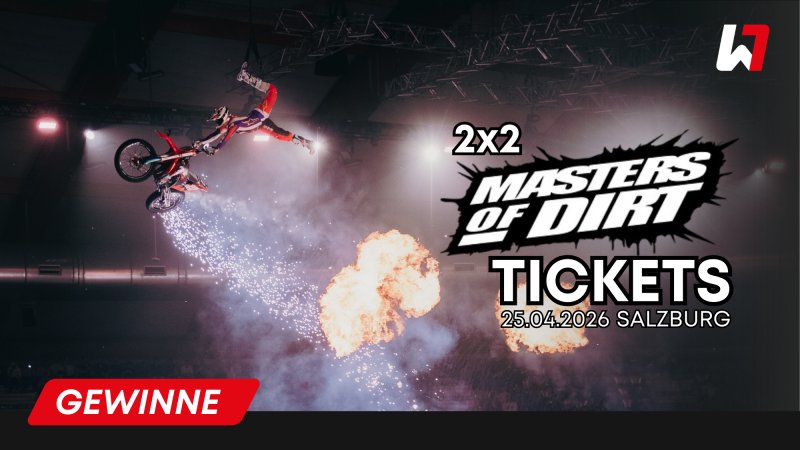 GEWINNSPIEL: 2×2 Tickets für Masters of Dirt in Salzburg