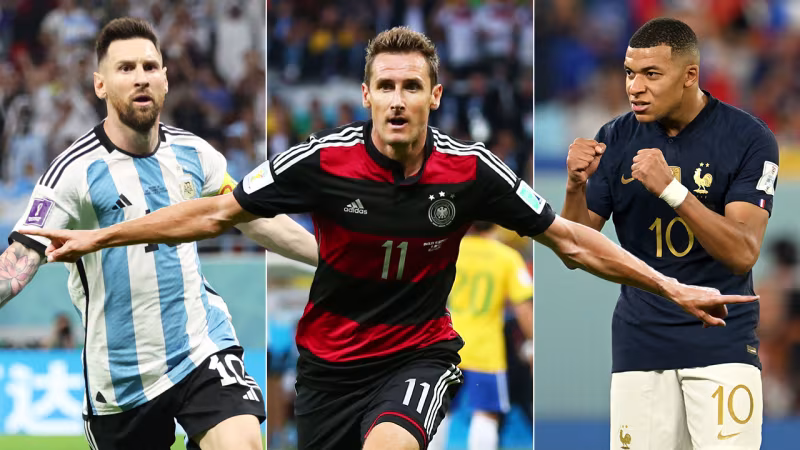 Die 16 besten WM-Torschützen aller Zeiten