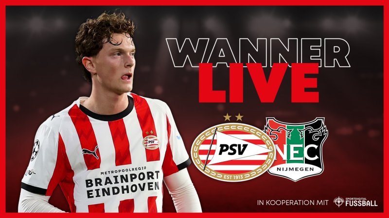 ÖFB-Hoffnung Wanner im LIVE-Stream: PSV Eindhoven - NEC Nijmegen