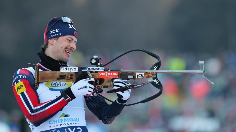 Laegreid setzt Siegeszug fort - ÖSV-Biathleten erneut weit zurück