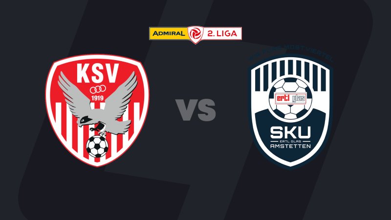 2. Liga heute im LIVE-Stream: SV Kapfenberg - SKU Amstetten