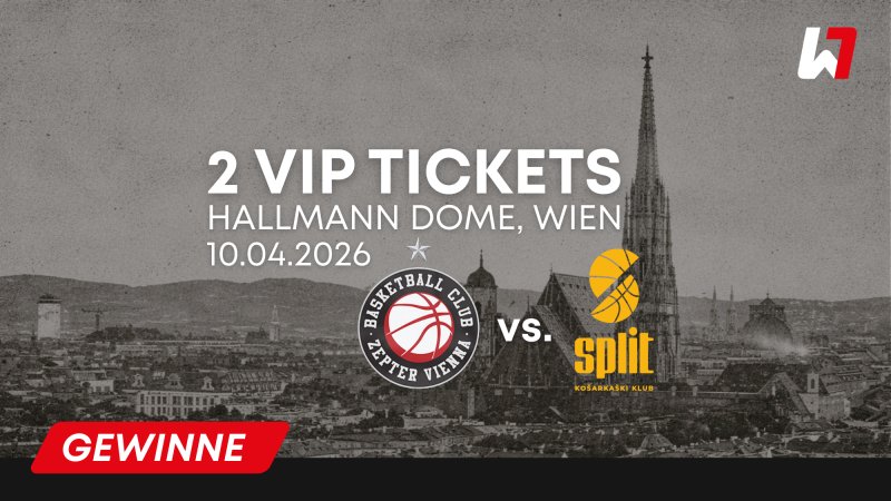 GEWINNSPIEL: 2 VIP-Tickets für BC Vienna vs. KK Split