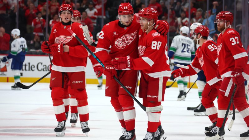 Kaspers Detroit Red Wings gewinnen nach Rückstand