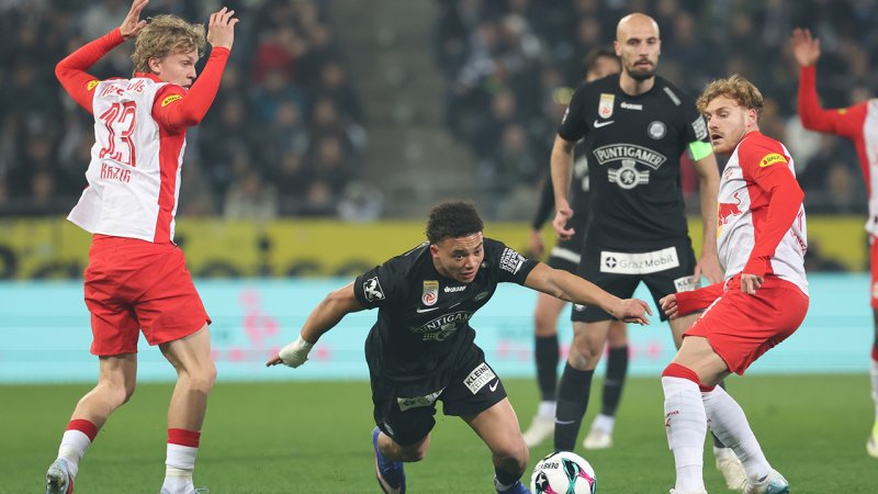 Kein Sieger beim Topspiel zwischen Sturm und Salzburg