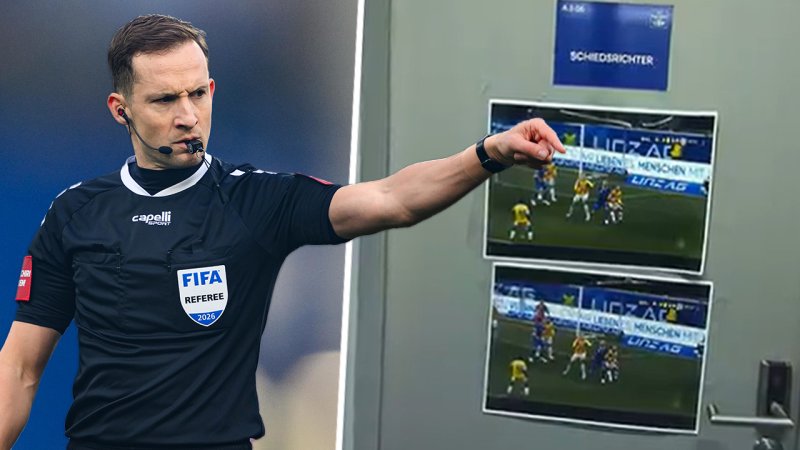 Blau-Weiß-Mitarbeiter klebte "Beweisfotos" auf Schiri-Kabinentür