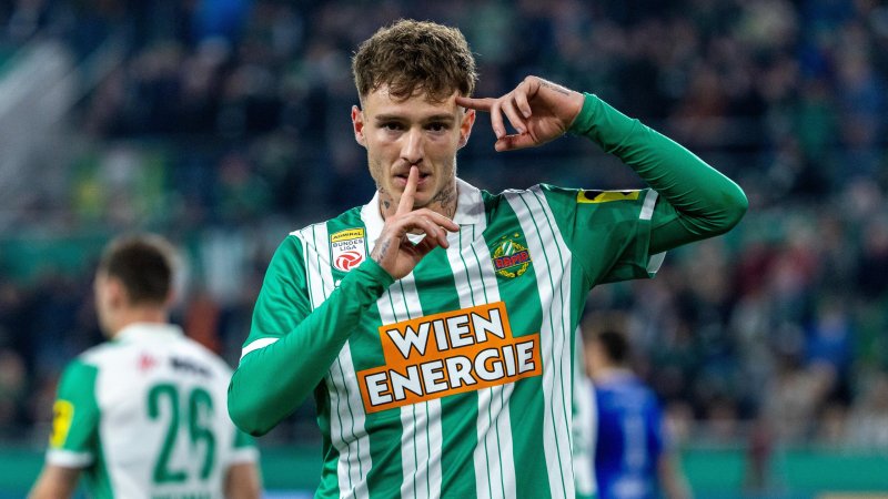 Rekordstart und viele Tore! Rapid springt auf Platz zwei