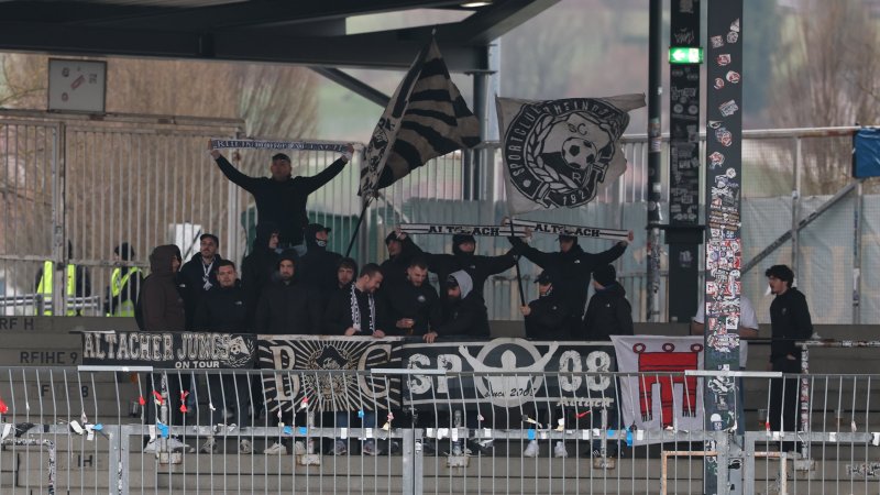 Altach-Fans randalierten im Auswärtssektor in Wolfsberg
